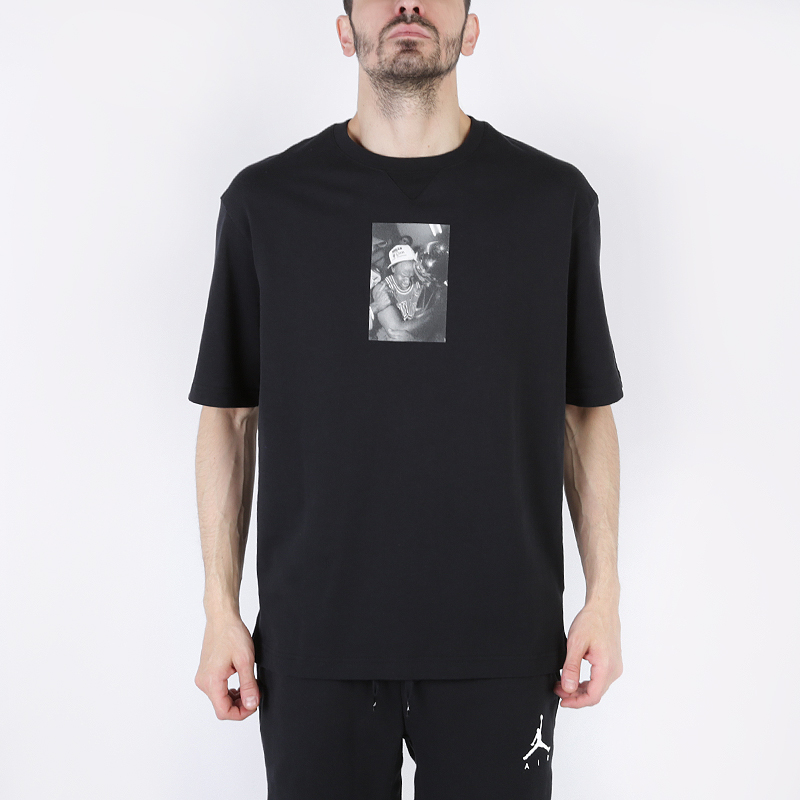 мужская черная футболка Jordan Rivals BQ5549-010 - цена, описание, фото 1